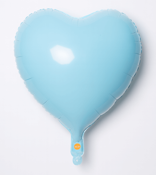 Balon inima albastru personalizabil 45 cm [1]