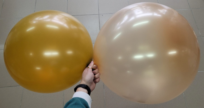 Balon jumbo sidef auriu metalizat 85 cm [3]