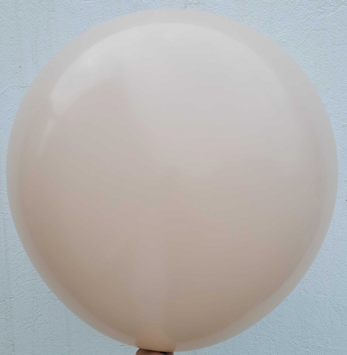 Balon latex jumbo alabaster / warm white 60 cm [2]