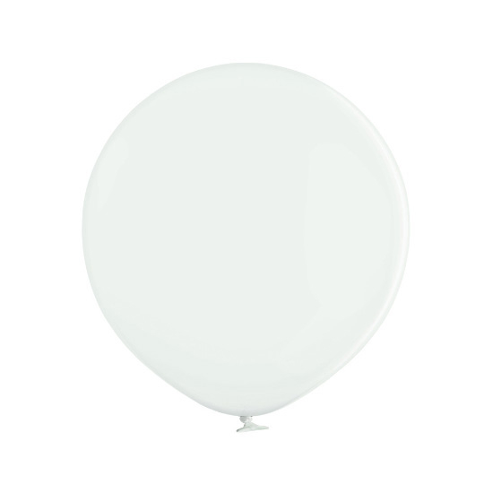 Balon latex jumbo alb premium 91 cm