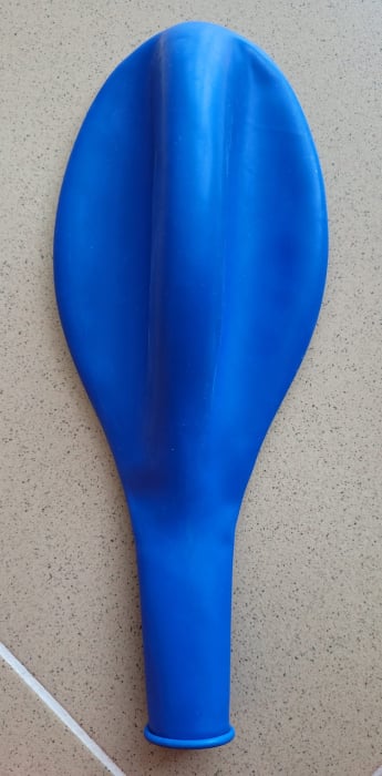 Balon latex jumbo albastru 61cm [3]