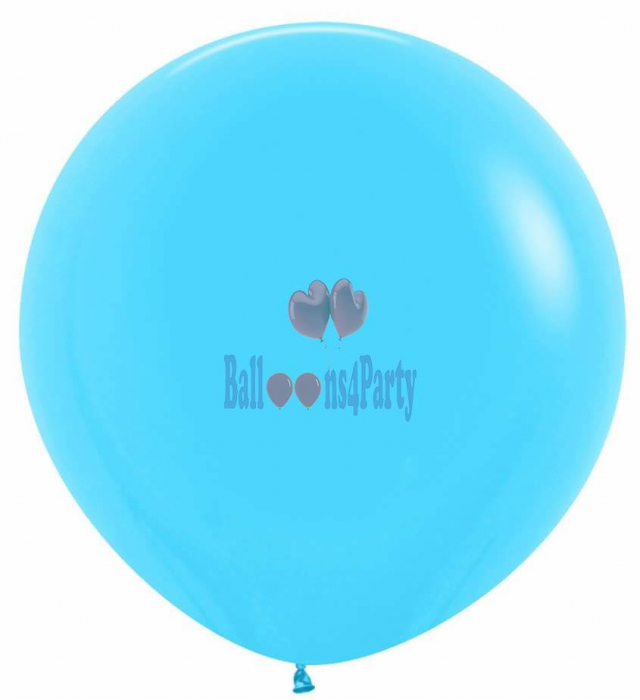 Balon latex jumbo albastru 91cm