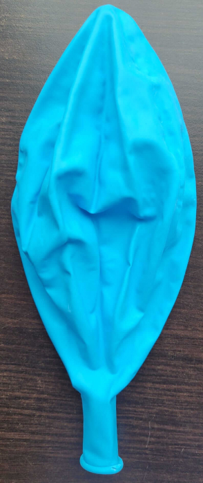 Balon latex jumbo albastru deschis 83 cm [3]