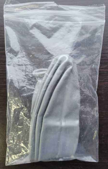 Balon latex jumbo argintiu metalizat 83 cm [4]