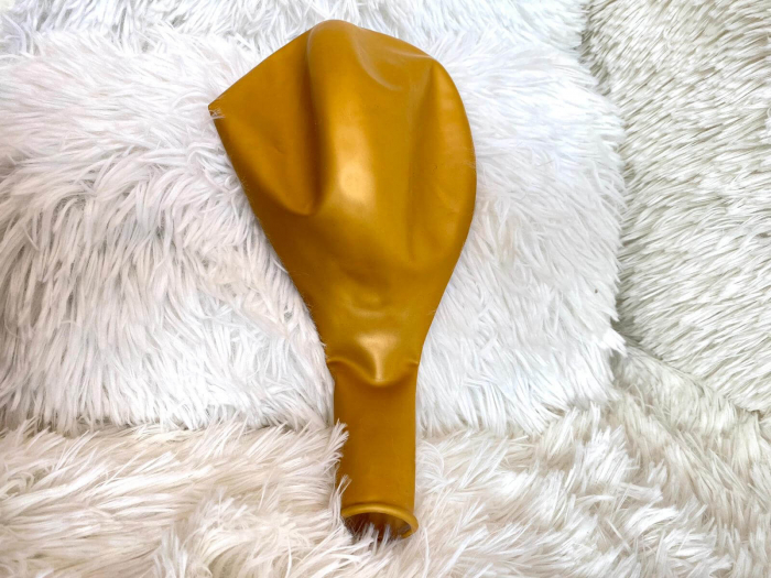 Balon latex jumbo auriu, gold 61 cm [2]