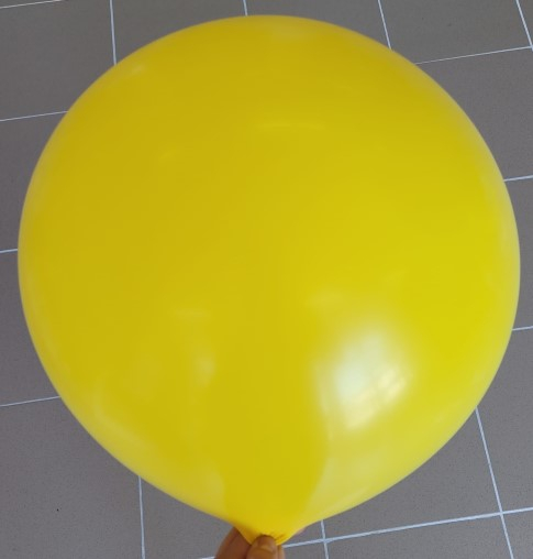Balon latex jumbo galben 90 cm [2]