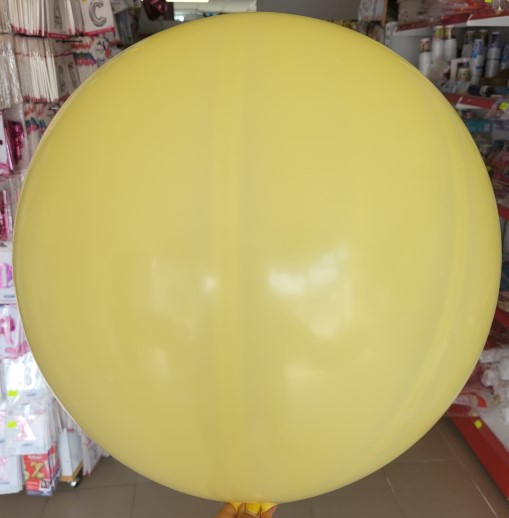 Balon latex jumbo galben mustar 83 cm [2]