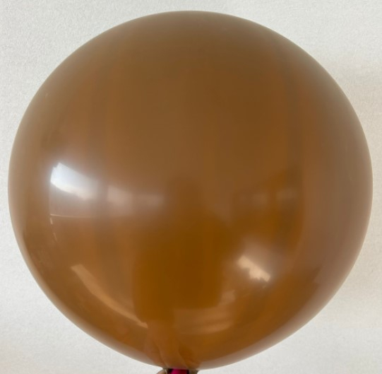 Balon latex jumbo maro moka 83 cm [2]