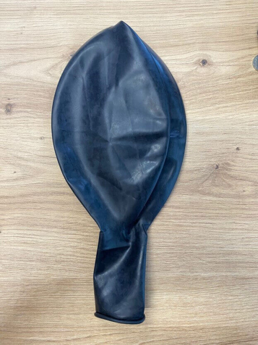 Balon latex jumbo negru 90 cm [3]
