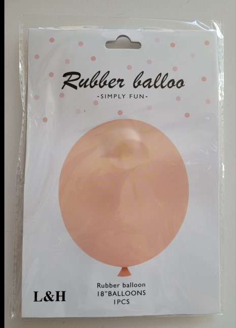Balon latex jumbo nude 45 cm [4]