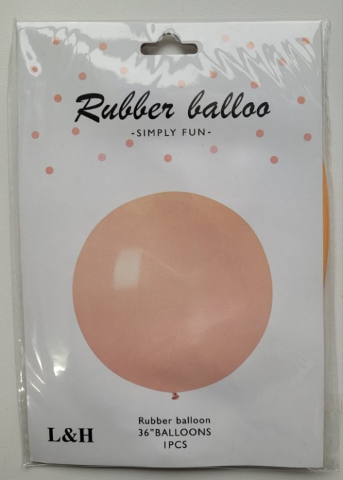 Balon latex jumbo nude 65 cm [4]