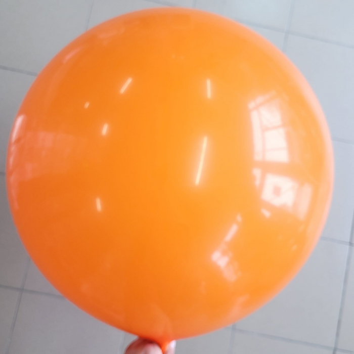 Balon latex jumbo portocaliu 90 cm [2]