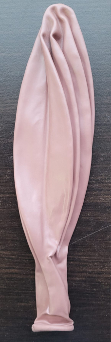 Balon latex jumbo rose gold metalizat 83 cm [3]