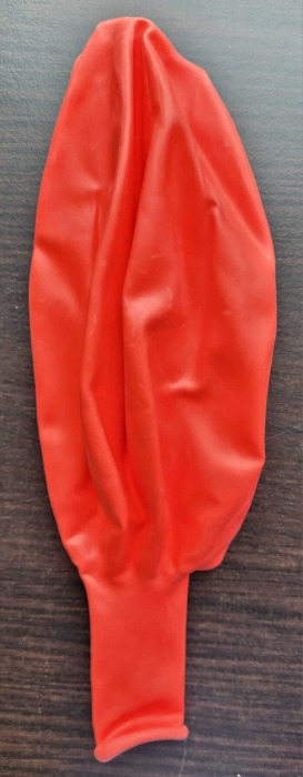 Balon latex jumbo rosu coral / corai 83 cm [3]