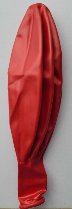 Balon latex jumbo rosu metalizat 83 cm [3]