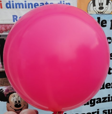 Balon latex jumbo roz 61cm [3]