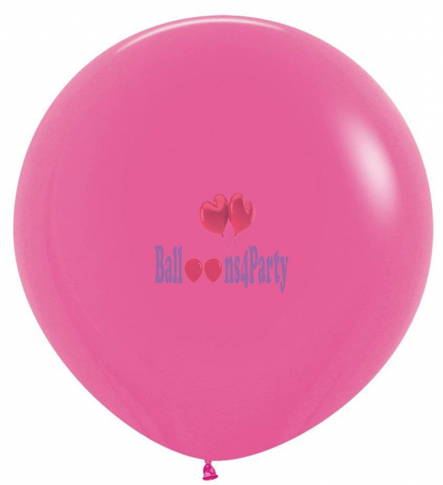 Balon latex jumbo roz 91cm