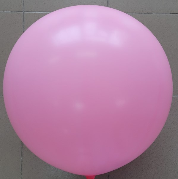 Balon latex jumbo roz deschis 83 cm [2]