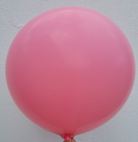 Balon latex jumbo roz deschis 90 cm [3]
