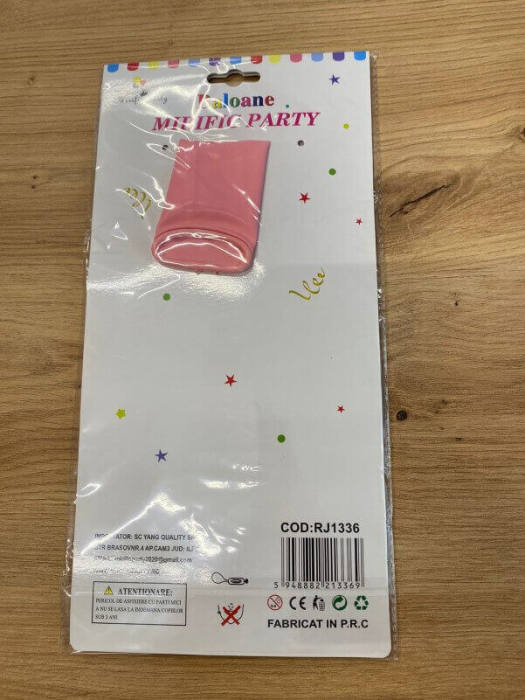 Balon latex jumbo macaron roz deschis 90 cm [5]