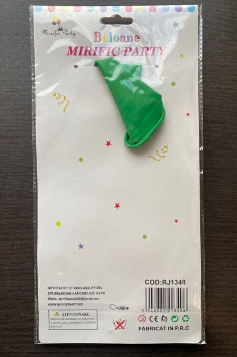 Balon latex jumbo verde 90 cm [6]
