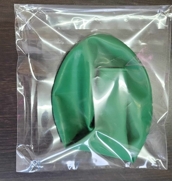 Balon latex jumbo verde frunza 60 cm [3]