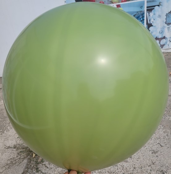 Balon latex jumbo verde maslin / green olive 83 cm [2]