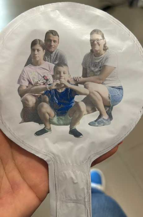 Balon rotund alb personalizabil 12 cm [5]