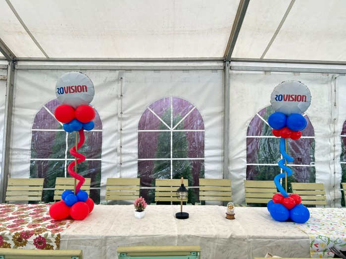 Balon rotund alb personalizabil 45 cm [3]