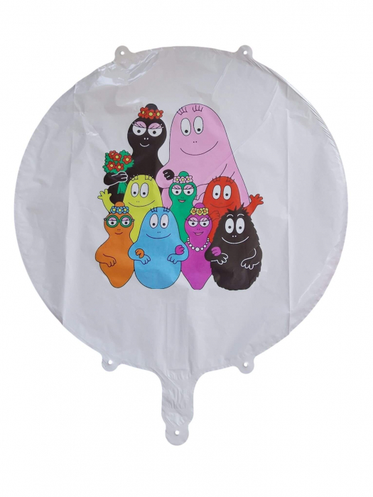 Balon rotund alb personalizabil Barbapapa 45 cm [1]