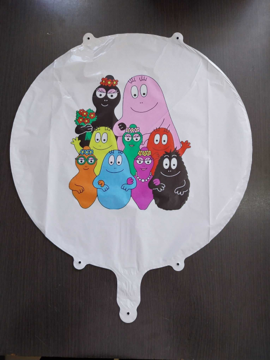 Balon rotund alb personalizabil Barbapapa 45 cm [2]