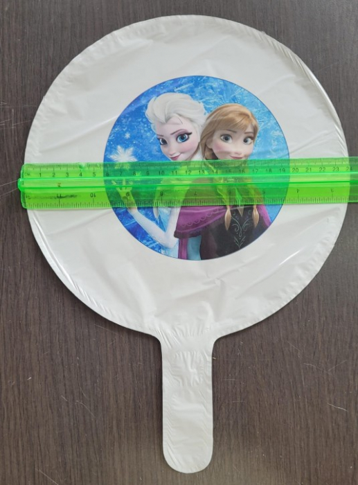 Balon rotund alb personalizabil Frozen 24 cm [3]