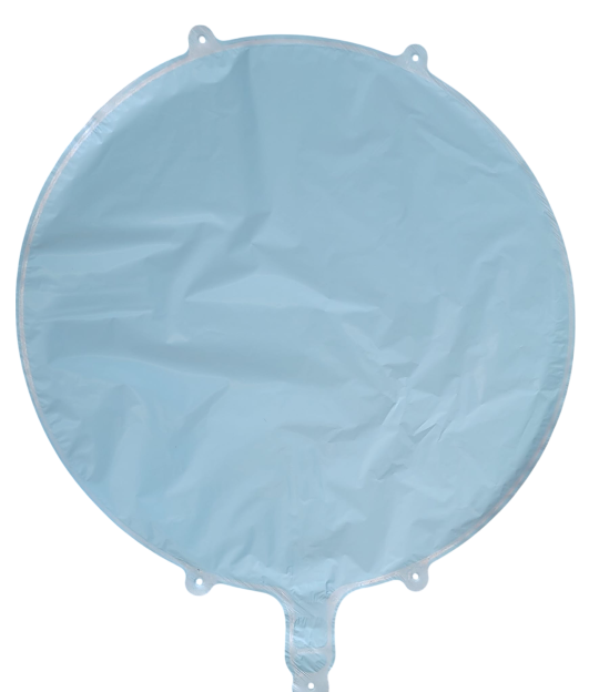 Balon rotund albastru personalizabil 45 cm [1]