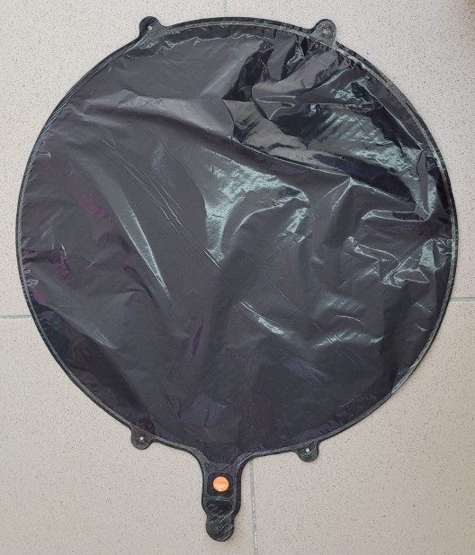 Balon rotund negru personalizabil 45 cm [2]