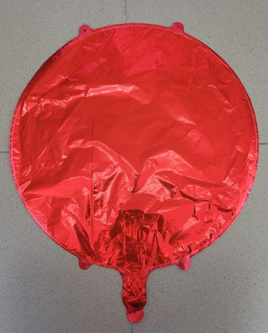 Balon rotund rosu personalizabil 45 cm [2]