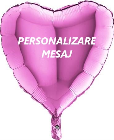 Baloane folie inimi personalizate 45cm