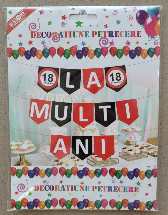 Banner carton Majorat La multi ani 200 cm [5]