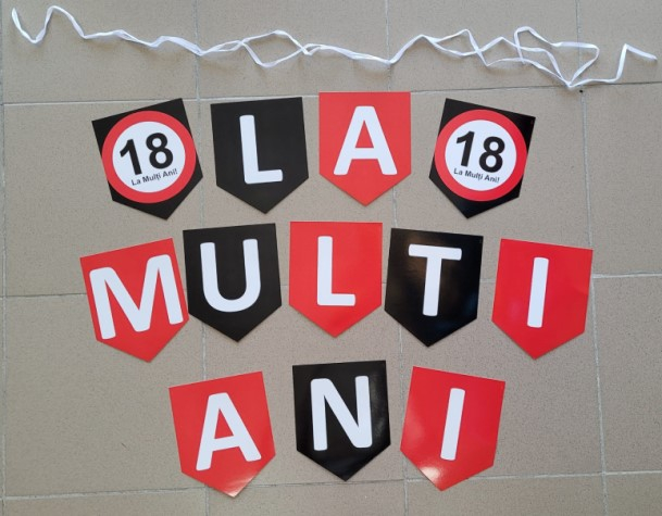 Banner carton Majorat La multi ani 200 cm [2]