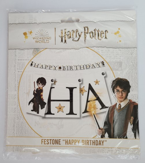 Banner Happy Birthday Harry Potter 19.5 x240 cm [4]