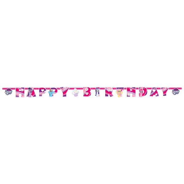 Banner Happy Birthday My Little Pony Micul Poney 13 x 200 cm