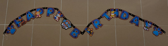 Banner Paw Patrol / Patrula Catelusilor Happy Birthday 12 X 240 cm [3]