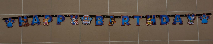 Banner Paw Patrol / Patrula Catelusilor Happy Birthday 12 X 240 cm [2]