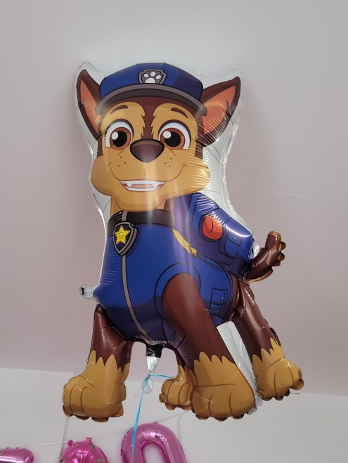 Buchet 3 baloane umflate heliu Paw Patrol Chase [6]