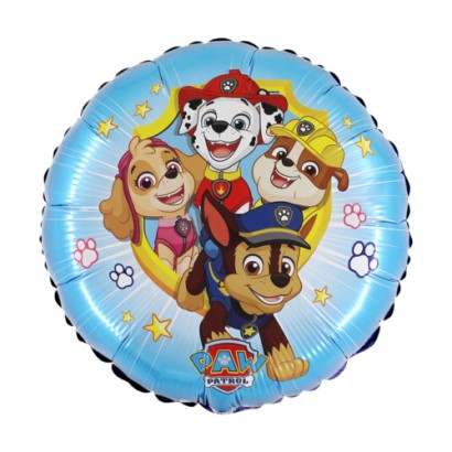 Buchet 3 baloane umflate heliu Paw Patrol Chase [4]