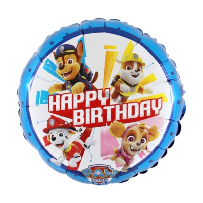 Buchet 3 baloane umflate heliu Paw Patrol Chase [3]