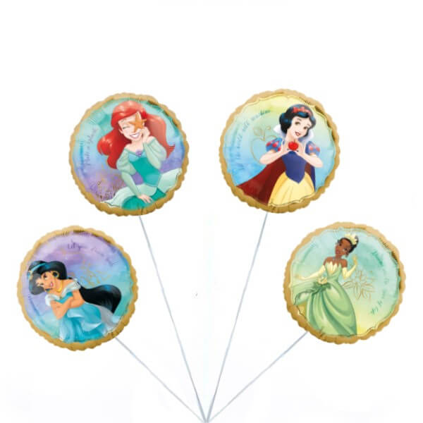Buchet 4 baloane cu heliu Printese Disney II [1]