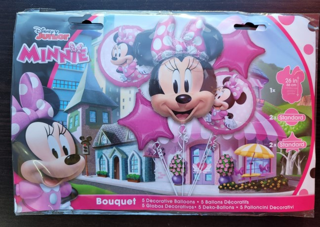 Buchet 5 baloane Minnie Mouse Forever [6]