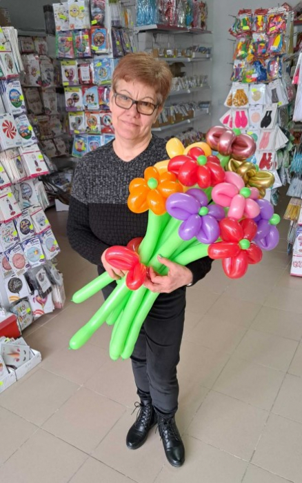 Buchet baloane modelaj flori umflate [7]