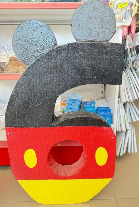 Cifra 6 polistiren Mickey 85 x 50 cm [2]