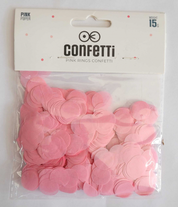 Confetti roz hartie 15 g [2]